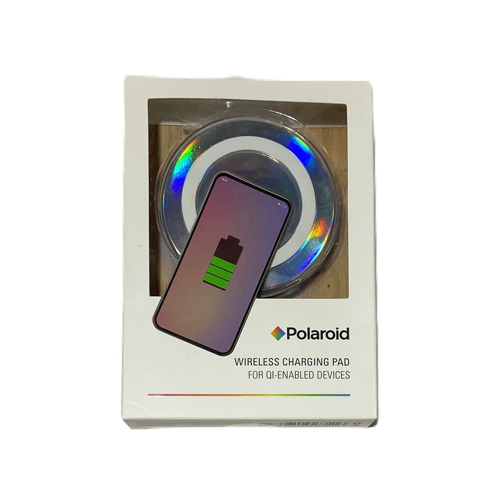 Polaroid Wireless Charging Pad for QI-Enabled Devices